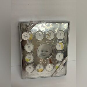 BRAND NEW Carter’s My First Year Silver Picture Frame Newborn To 1 Year Old
